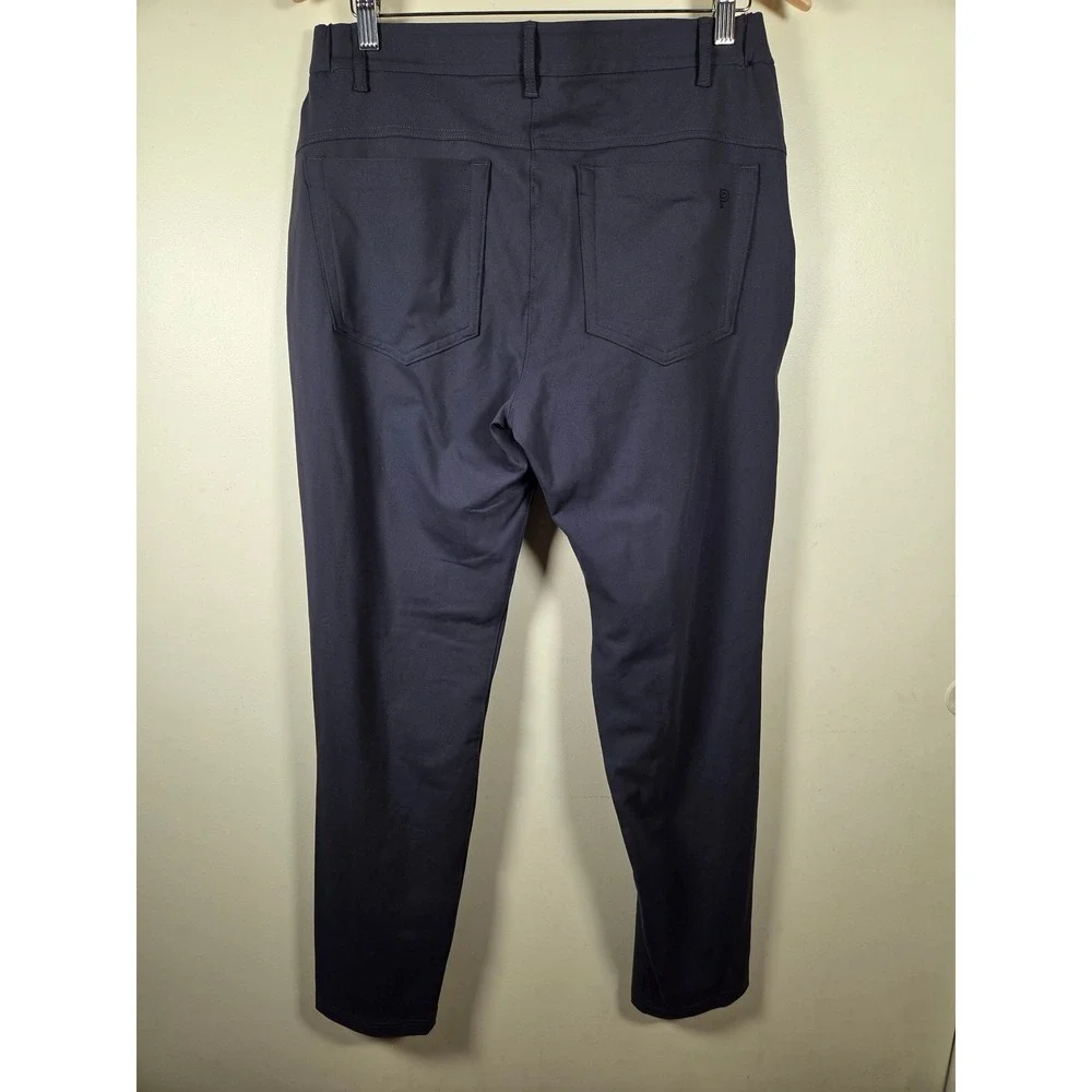 Public Rec Mens 31x32 Navy Performance Golf Travel Stretch Tapered Commuter Pant